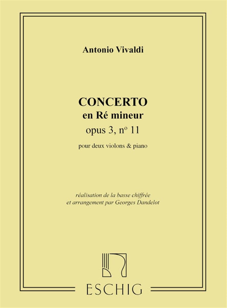 Concerto Op 3 N 11 Re Mineur 2